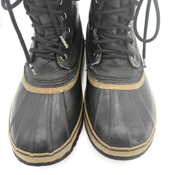 Sorel Men\'s Black Leather 1964 Premium T Snow Lace Up Boots Size 8 main image 7